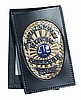 Perfect Fit Recessed Double ID Badge Case w/ Outside Badge Mount